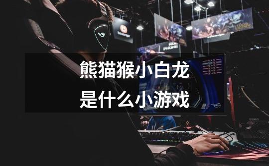 熊猫猴小白龙是什么小游戏-第1张-游戏信息-龙启网
