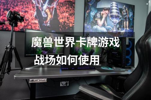 魔兽世界卡牌游戏 战场如何使用-第1张-游戏信息-龙启网