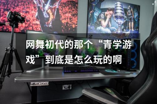 网舞初代的那个“青学游戏”到底是怎么玩的啊-第1张-游戏信息-龙启网