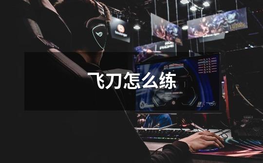 飞刀怎么练-第1张-游戏信息-龙启网