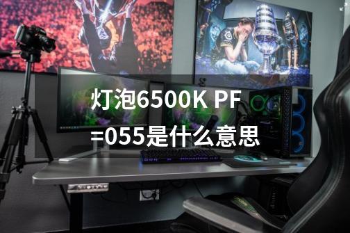 灯泡6500K PF=0.55是什么意思-第1张-游戏信息-龙启网