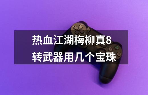热血江湖梅柳真8转武器用几个宝珠-第1张-游戏信息-龙启网