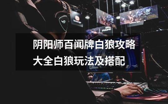 阴阳师百闻牌白狼攻略大全白狼玩法及搭配-第1张-游戏信息-龙启网