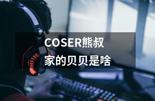 COSER熊叔家的贝贝是啥-第1张-游戏信息-龙启网