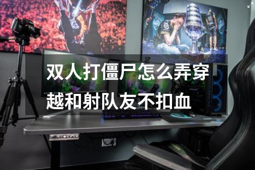 双人打僵尸怎么弄穿越和射队友不扣血-第1张-游戏信息-龙启网