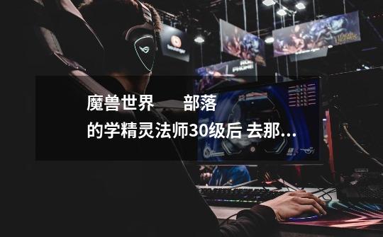 魔兽世界        部落 的学精灵法师30级后 去那升级做任务-第1张-游戏信息-龙启网