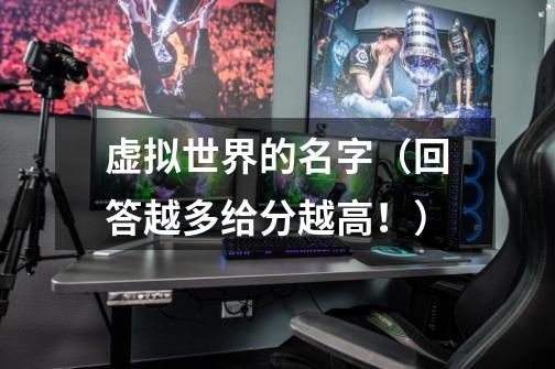 虚拟世界的名字（回答越多给分越高！）-第1张-游戏信息-龙启网