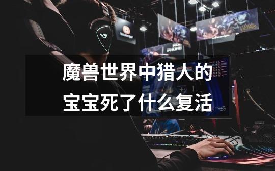 魔兽世界中猎人的宝宝死了什么复活-第1张-游戏信息-龙启网