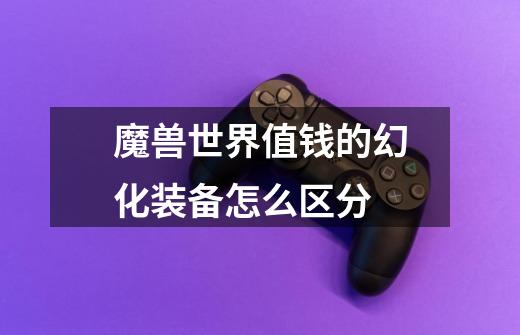 魔兽世界值钱的幻化装备怎么区分-第1张-游戏信息-龙启网