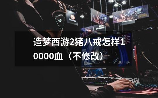 造梦西游2猪八戒怎样10000血（不修改）-第1张-游戏信息-龙启网
