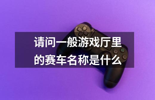 请问一般游戏厅里的赛车名称是什么-第1张-游戏信息-龙启网