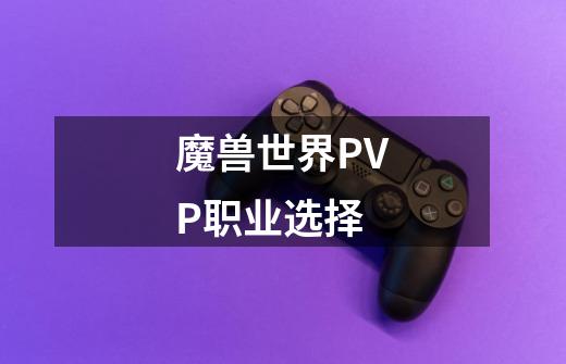 魔兽世界PVP职业选择-第1张-游戏信息-龙启网