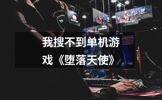 我搜不到单机游戏《堕落天使》-第1张-游戏信息-龙启网