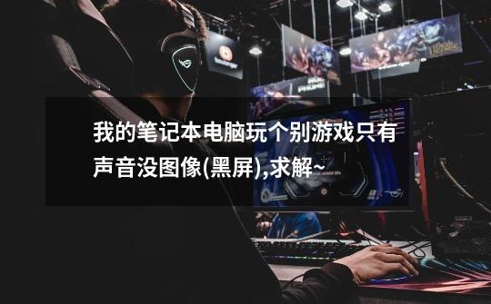 我的笔记本电脑玩个别游戏只有声音没图像(黑屏),求解~-第1张-游戏信息-龙启网