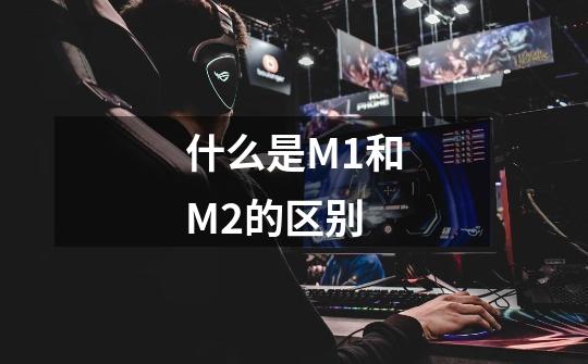什么是M1和M2的区别-第1张-游戏信息-龙启网