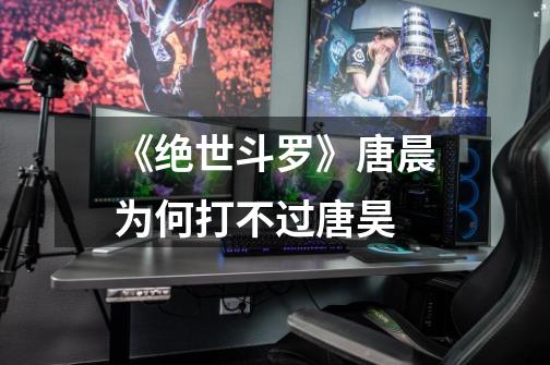 《绝世斗罗》唐晨为何打不过唐昊-第1张-游戏信息-龙启网