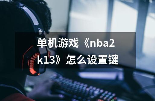 单机游戏《nba2k13》怎么设置键-第1张-游戏信息-龙启网