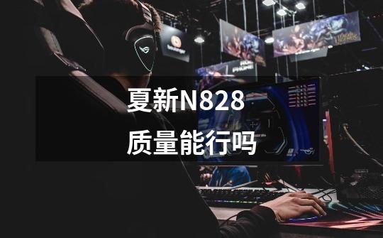 夏新N828质量能行吗-第1张-游戏信息-龙启网