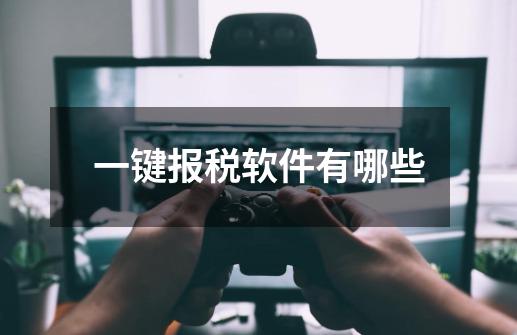 一键报税软件有哪些-第1张-游戏信息-龙启网