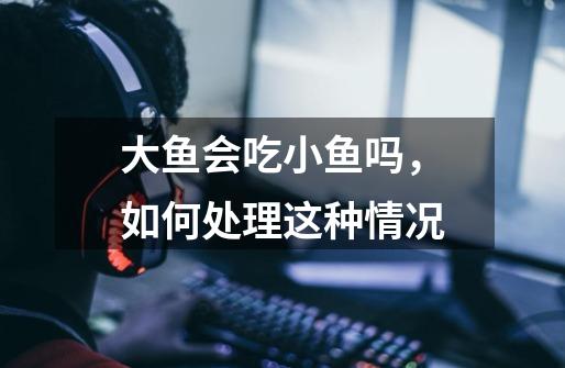 大鱼会吃小鱼吗,如何处理这种情况-第1张-游戏信息-龙启网