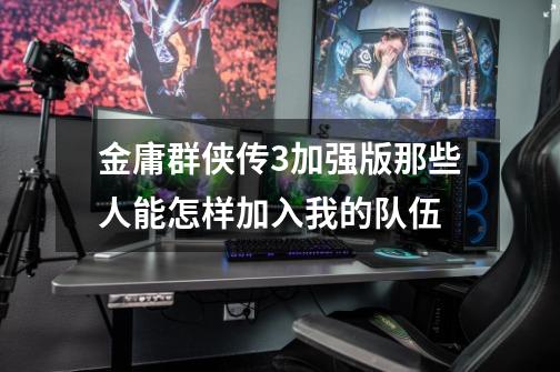 金庸群侠传3加强版那些人能怎样加入我的队伍-第1张-游戏信息-龙启网