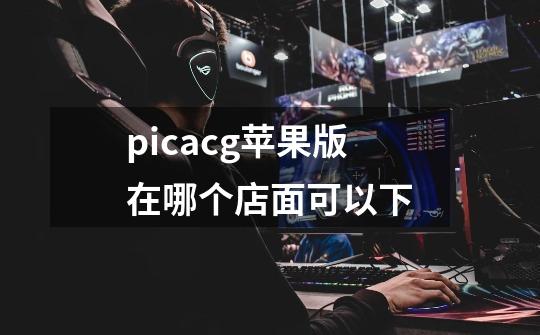 picacg苹果版在哪个店面可以下-第1张-游戏信息-龙启网