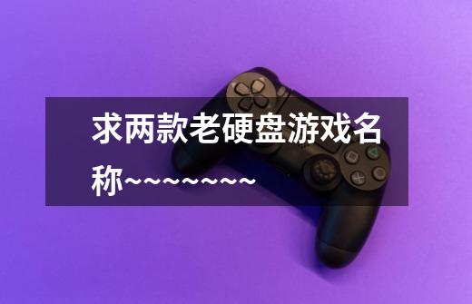 求两款老硬盘游戏名称~~~~~~~-第1张-游戏信息-龙启网