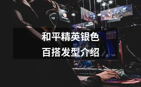 和平精英银色百搭发型介绍-第1张-游戏信息-龙启网