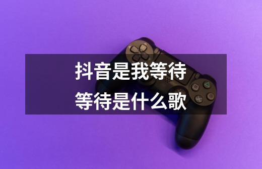 抖音是我等待等待是什么歌-第1张-游戏信息-龙启网