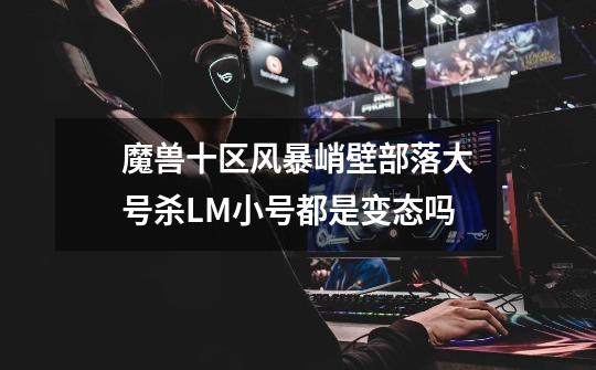 魔兽十区风暴峭壁部落大号杀LM小号都是变态吗-第1张-游戏信息-龙启网