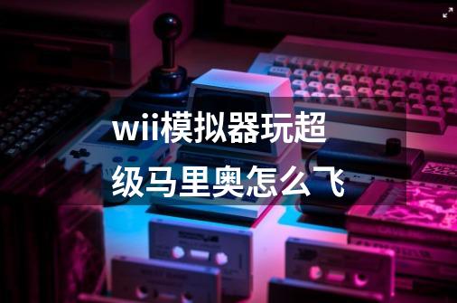 wii模拟器玩超级马里奥怎么飞-第1张-游戏信息-龙启网