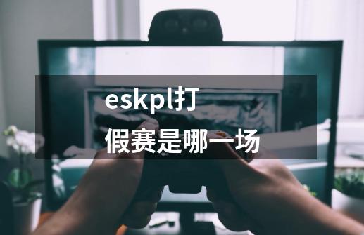 eskpl打假赛是哪一场-第1张-游戏信息-龙启网