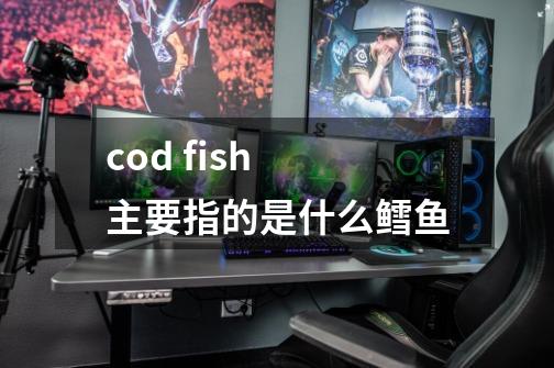 cod fish 主要指的是什么鳕鱼-第1张-游戏信息-龙启网
