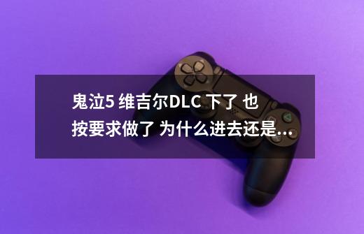 鬼泣5 维吉尔DLC 下了 也按要求做了 为什么进去还是没维吉尔的选项-第1张-游戏信息-龙启网