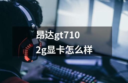 昂达gt7102g显卡怎么样-第1张-游戏信息-龙启网