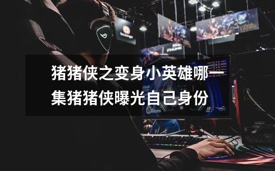 猪猪侠之变身小英雄哪一集猪猪侠曝光自己身份-第1张-游戏信息-龙启网