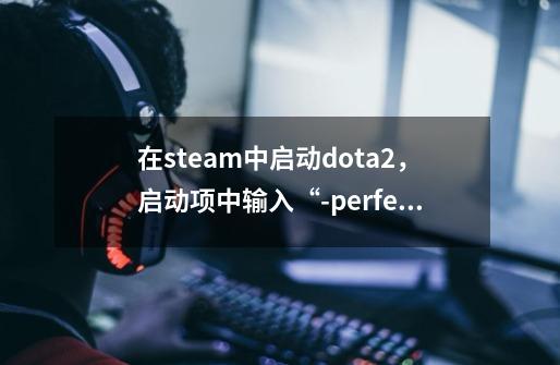 在steam中启动dota2，启动项中输入“-perfectworld steam”后无法进入-第1张-游戏信息-龙启网
