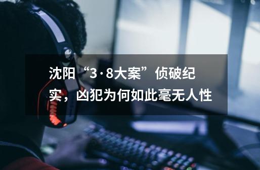 沈阳“3·8大案”侦破纪实,凶犯为何如此毫无人性-第1张-游戏信息-龙启网