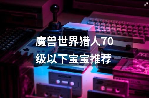 魔兽世界猎人70级以下宝宝推荐-第1张-游戏信息-龙启网
