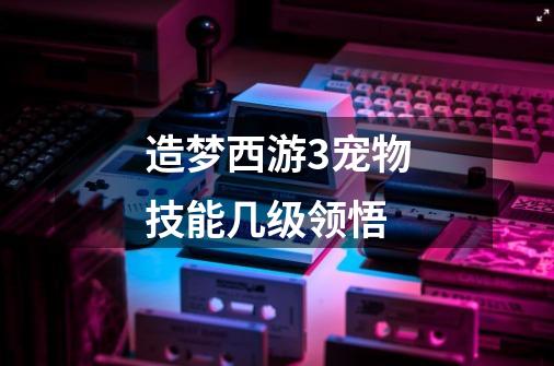 造梦西游3宠物技能几级领悟-第1张-游戏信息-龙启网