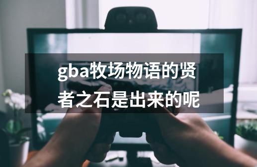 gba牧场物语的贤者之石是出来的呢-第1张-游戏信息-龙启网