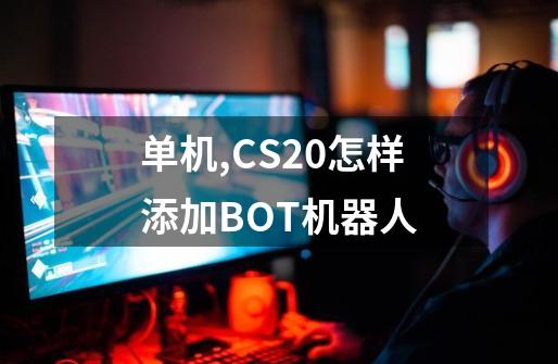 单机,CS2.0怎样添加BOT机器人-第1张-游戏信息-龙启网