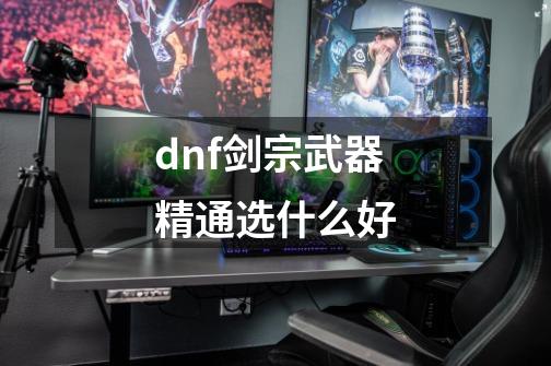 dnf剑宗武器精通选什么好-第1张-游戏信息-龙启网
