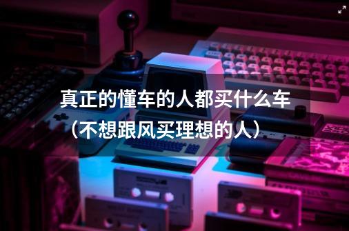 真正的懂车的人都买什么车(不想跟风买理想的人)-第1张-游戏信息-龙启网