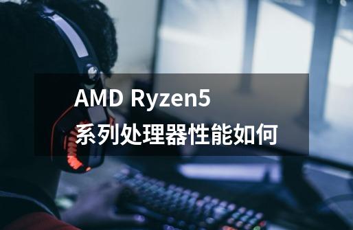 AMD Ryzen5系列处理器性能如何-第1张-游戏信息-龙启网