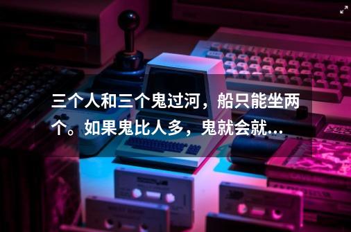 三个人和三个鬼过河,船只能坐两个。如果鬼比人多,鬼就会就吃掉人。请问必须鬼和人都过去才行,怎么过-第1张-游戏信息-龙启网