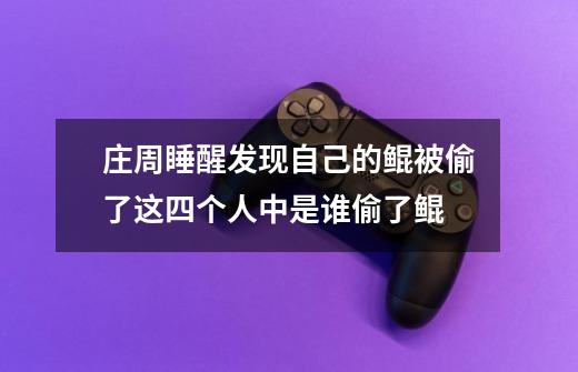 庄周睡醒发现自己的鲲被偷了这四个人中是谁偷了鲲-第1张-游戏信息-龙启网
