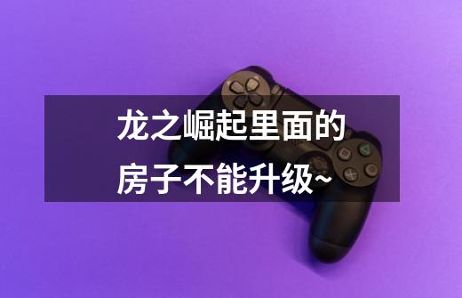 龙之崛起里面的房子不能升级~-第1张-游戏信息-龙启网