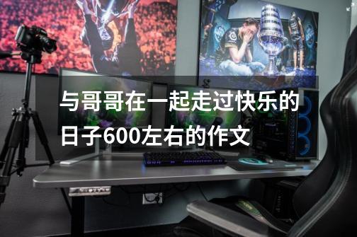 与哥哥在一起走过快乐的日子600左右的作文-第1张-游戏信息-龙启网