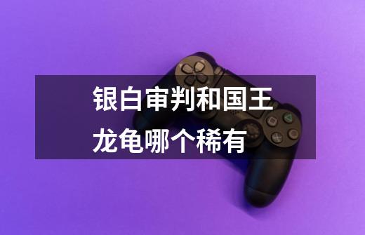 银白审判和国王龙龟哪个稀有-第1张-游戏信息-龙启网